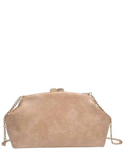 Moda Luxe Camille Clutch In Beige
