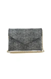 Moda Luxe Cara Clutch In Black White
