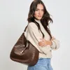 Moda Luxe Chic Olivia Hobo Bag In Brown