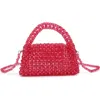 Moda Luxe Dolly Evening Bag In Fuchsia
