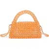 Moda Luxe Dolly Evening Bag In Orange