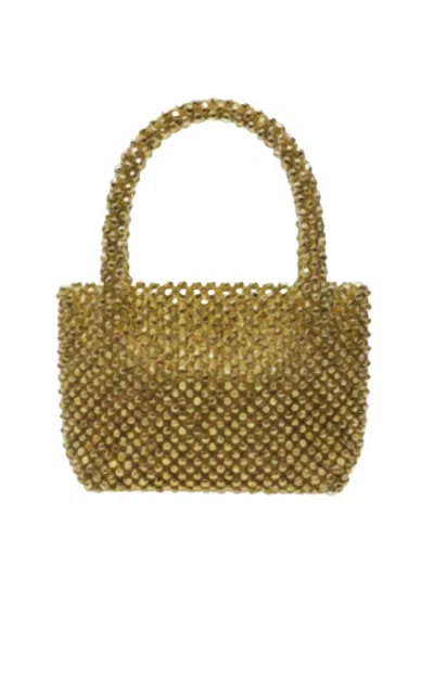 Moda Luxe Donna Evening Bag In Gold