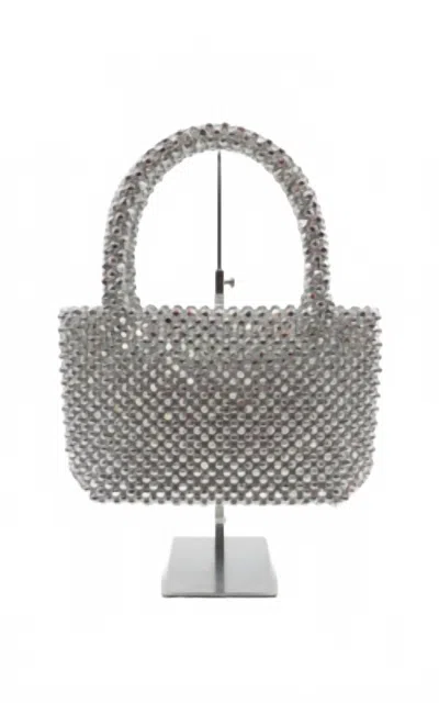 Moda Luxe Donna Evening Bag In Silver