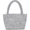 Moda Luxe Donna Evening Bag In Silver