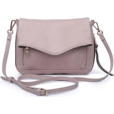 Moda Luxe Easy Foldover Crossbody In Brown