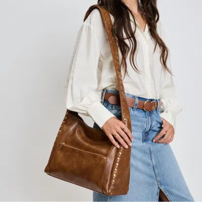 Moda Luxe Erika Crossbody Bag In Chocolate In Gold