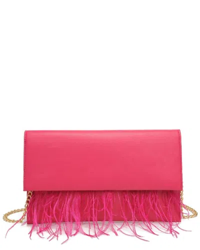 Moda Luxe Everlee Clutch In Hot Pink