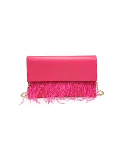 Moda Luxe Everlee Clutch In Hot Pink