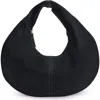 Moda Luxe Farrah Suede Hobo Bag In Black