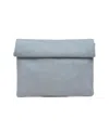 Moda Luxe Gianna Metallic Clutch In Slate