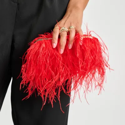 Moda Luxe Harlow Evening Bag In Red