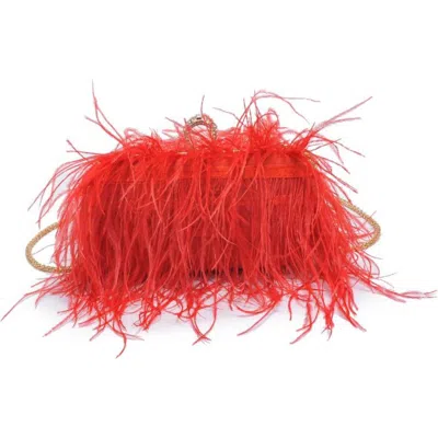 Moda Luxe Harlow Evening Bag In Red