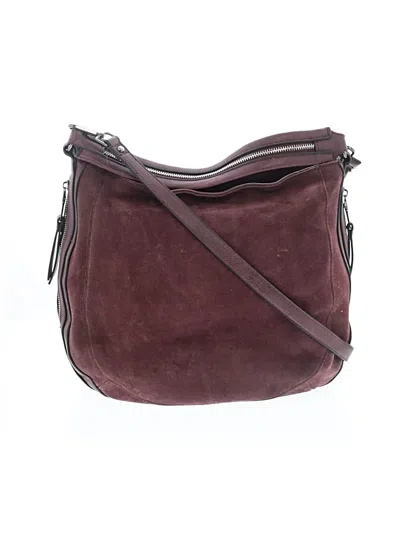 Pre-owned Moda Luxe Hobo Bag In Burgundy