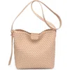 Moda Luxe Isadora Bucket Bag In Natural