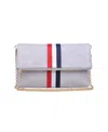 Moda Luxe Jules Clutch In Dove Grey