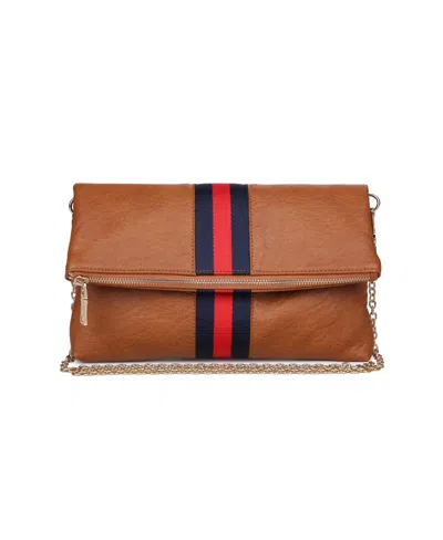 Moda Luxe Jules Clutch In Brown