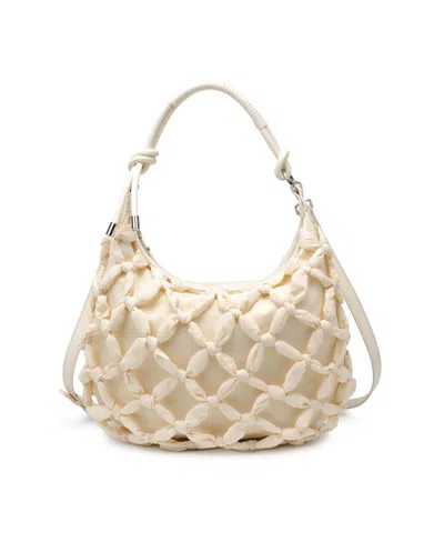 Moda Luxe Leslie Knotted Hobo Bag In White