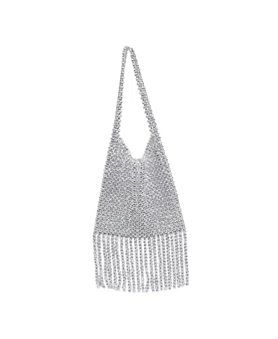 Moda Luxe Madonna Evening Bag In Silver
