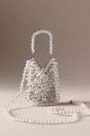 Moda Luxe Mariah Beaded Mini Bag In Silver