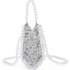 Moda Luxe Mariah Evening Bag In Silver
