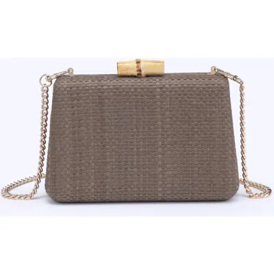 Moda Luxe Melina Evening Bag In Mocha