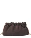 Moda Luxe Penelope Leather Clutch In Brown