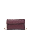 Moda Luxe Priscilla Clutch In Wine