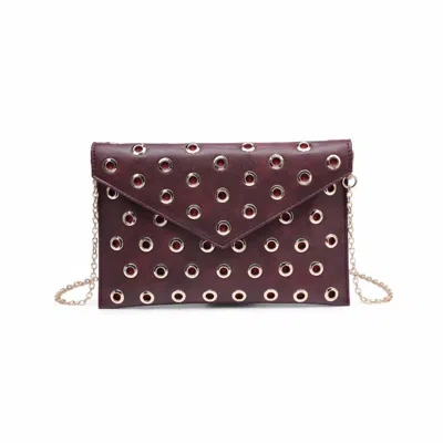 Moda Luxe Ramona Clutch In Burgundy