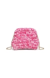 Moda Luxe Raya Clutch In Hot Pink