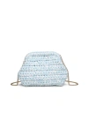 Moda Luxe Raya Clutch In Ice Blue