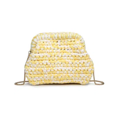 Moda Luxe Raya Clutch In Butter In Yellow