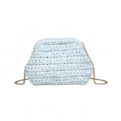 Moda Luxe Raya Clutch In Ice Blue