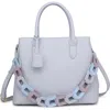 Moda Luxe Regalina Satchel In Dove Grey