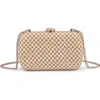 Moda Luxe Roxie Evening Bag In Natural Tan