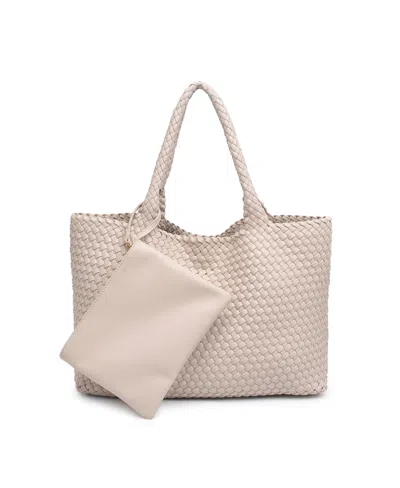 MODA LUXE SOLANA WOVEN TOTE