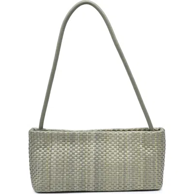 Moda Luxe Straw Shoulder Bag In Green