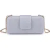 Moda Luxe Sylvi Evening Bag In Grey