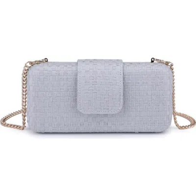 Moda Luxe Sylvi Evening Bag In Grey
