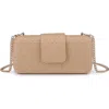 Moda Luxe Sylvi Evening Bag In Tan