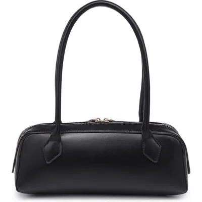 Moda Luxe Top Handle Shoulder Bag In Black
