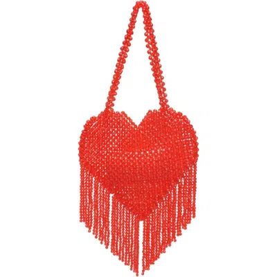 Moda Luxe Valeria Evening Bag In Red