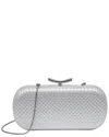 Moda Luxe Victoria Evening Bag In Silver