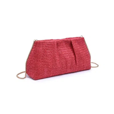 Moda Luxe Women's Breeze Clutch Bag In Coral In Pink