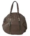 Moda Luxe Women's Catania Satchel Bag In Taupe In Gray