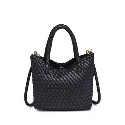 Moda Luxe Women's Leanna Woven Crossbody Bag In Black