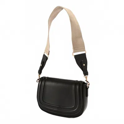 Moda Luxe Women's Poshette Crossbody Saddle Bag In Black