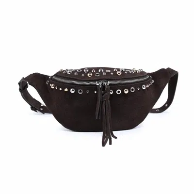 Moda Luxe Women's Star Fanny Bag In Chocolate In Brown