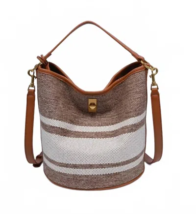 Moda Luxe Women's The Mirella Bucket Bag In Beige In Brown
