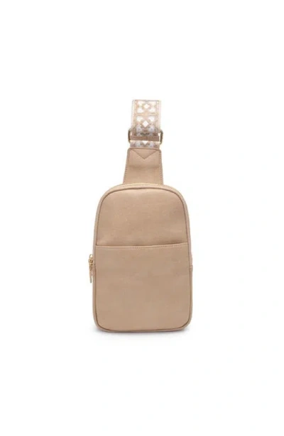 Moda Luxe Zuri Sling Backpack In Natural
