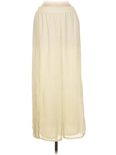 Pre-owned Moda Spiegel Formal Skirt In White